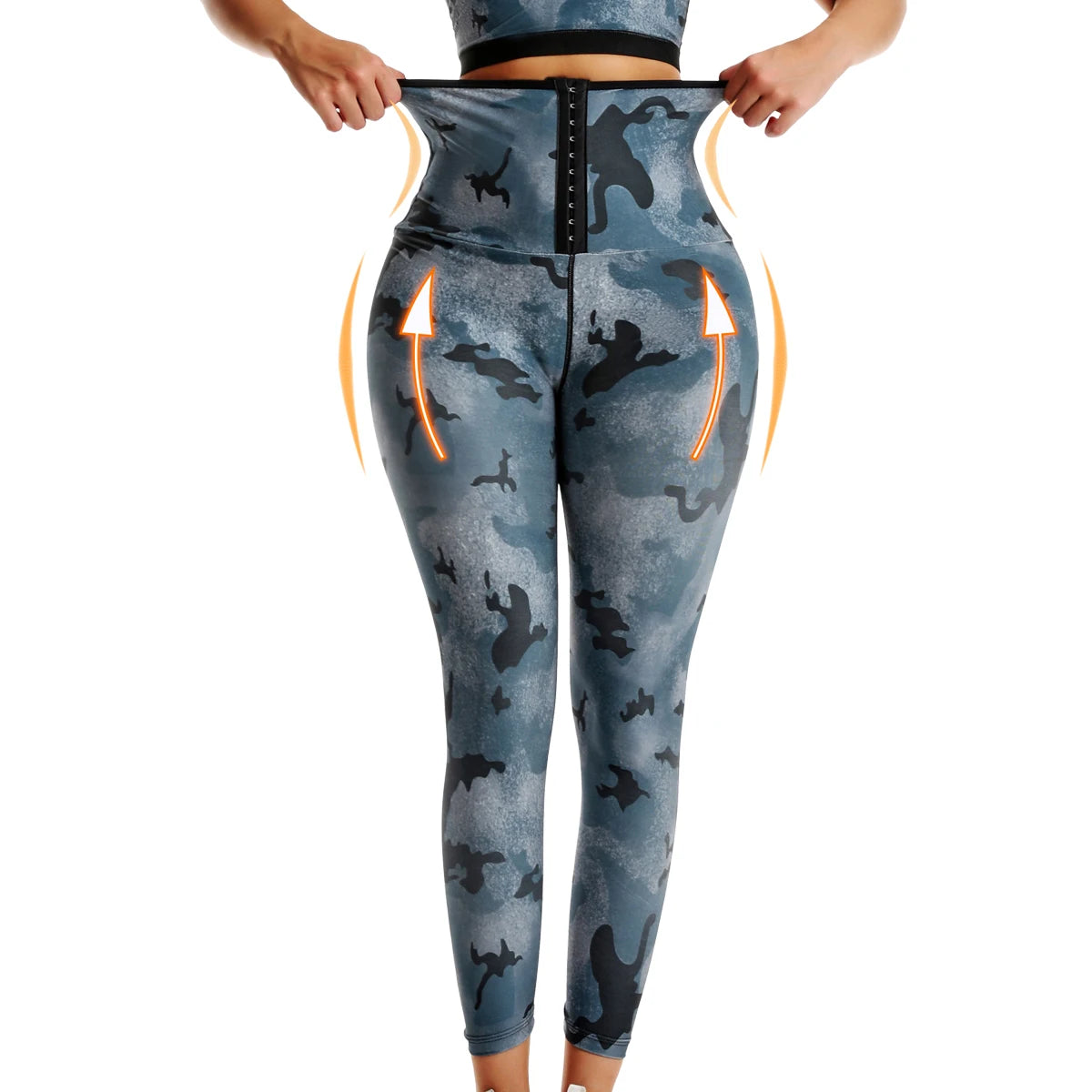 Fitness Sauna Pant for Women High Waist Weight Loss Shaper Compression Workout Legging Sauna Suits Fat Burning Sweat Sportswear