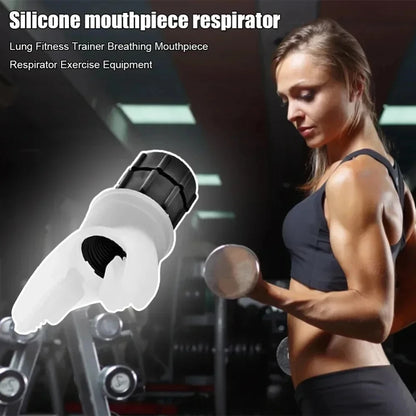 Breathing Exercise For Lungs Portable Breath Fitness Exerciser Device Endurance Workout Device With Adjustable Resistances